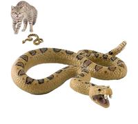 Juguete de Serpiente Falso | Juguete de Serpiente de simulación de Rumores de Broma Realista y Espeluznante,Juguete Falso de Serpiente Artificial Estilo Serpiente de Cascabel