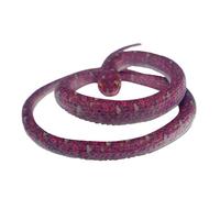 Juguete de serpiente falso - Snake de jardín de goma, accesorio de reptiles realistas | Forma de cuerpo flexible detallada, decoración de serpientes al aire libre con apariencia de miedo para protecci