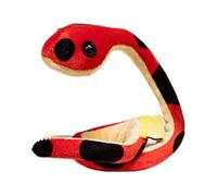 Juguete De Serpiente Suave,Juguete De Peluche De Serpiente | Peluche de serpiente suave y tierno que se puede colgar,Muñeca rellena de serpiente con articulación flexible, juguete animal de peluche pa