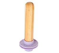 Juguete de Soporte para Loros, Percha Decorativa de Madera para Pájaros Fácil Instalación para Periquitos para Cacatúas para Loros (Púrpura)