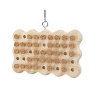 Juguete de tapón masticable para loros, juguetes de jaula para pájaros, juegos de búsqueda del tesoro de corcho para ocultar golosinas, juguete de loro para inteligencia y emociones de pájaros