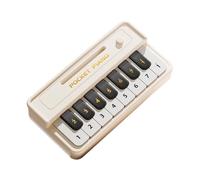 Juguete de teclado de música interactiva con estructura plástica, perfecto para promover la creatividad y mejorar el desarrollo cognitivo con una herramienta de aprendizaje