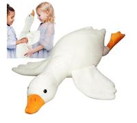 Juguete de tela de peluche de ganso de juguete de peluche Softs Hugs de peluche regalos de juguetes para chicos niñas Pascua cumpleaños, ganso-Fabric Super SOFF Duck Swan Soux Banging