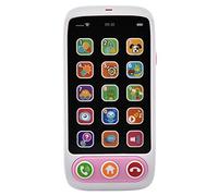 Juguete de teléfono Musical Interactivo para niños pequeños, Bluetooth - Juguete de Aprendizaje Inteligente Gratuito con Control de Volumen, Canciones activadas por Toque y diseño (Rosa)