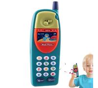 Juguete de teléfono para, teléfono de juguete para niños | Reproductor de música falso teléfono para, sonido y luz calmantes - Teléfono Móvil Diversión para la educación temprana, para niños