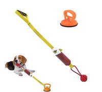Juguete de tiro genérico para perro | Bola chirriante de estimulación mental, juguetes de enriquecimiento para cachorros, para limpieza de dientes, juego en interiores y exteriores y entrenamiento