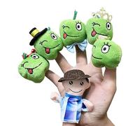 Juguete De Títeres para Dedos - Muñecos De Peluche para Dedos, 6 Unidades,Muñecas Interactivas para Cuentos Y Juego Sensorial