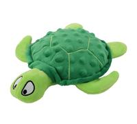 Juguete de tortuga de peluche para perro, juguete de peluche chirriante de tortuga marina | 25 x 20 cm, juguete de peluche suave para perros | Juguete masticable para perros medianos y pequeños