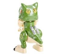 Juguete de Transformación de Dinosaurio de Aleación, Robot Resistente y Versátil para Niños, Diversión Educativa de 3,15 Pulgadas (Green)
