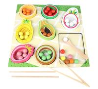 Juguete de Tri de Frutas - Juguete De Madera Seguro Para El Desarrollo De Habilidades Motrices Y Juego De Imitación | Clasificación De Frutas Por Color Para Juego De Cocina - para Niños Niños y Niños