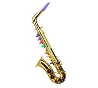 Juguete de trompeta de saxofón de simulación | Saxofón de simulación musical para principiantes, instrumentos de saxofón para niños, dibujos animados para el hogar, guardería, guardería