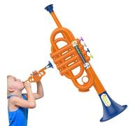 Juguete De Trompeta Para Niños - Instrumento Musical Simulado De 37,5x8x8cm, Bocina Educativa De Aprendizaje Temprano, Juguete De Práctica Ligero | Juego De Entrenamiento Musical Para Niños, Niñas Y A