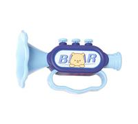 Juguete de trompeta para niños pequeños - Juego de instrumentos de aprendizaje de música temprana, instrumento de simulación de viento de sonido, ejercicio de sonido, práctica musical educativa
