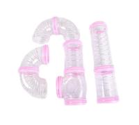 Juguete De Tubería Externa Para Hámster - Tubería Externa De Aventura En Túnel Para Hámster, Jaula Para Hámster De Conexión Creativa Transparente Para Bricolaje, Juguetes Para Hámster Con Pista De Tún