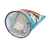 Juguete de Tubo de túnel para Gatos,Juguete de Cama de túnel para Gatos | Juguete del túnel del Gato del Modelo de Halloween con el Juguete de la Bola,Tubo del túnel de los Juguetes de los