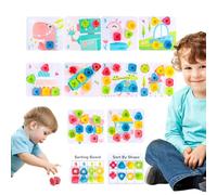 Juguete de tuerca de tornillo,Juego de bloques de construcción, tuercas y pernos, juego de combinación de tornillos - Tuercas educativas y divertidas, clasificación de pernos, juegos de aprendizaje