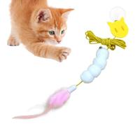 Juguete De Varita Para Gatos: Juguetes Interactivos Para Mascotas, Varita Interactiva Para Gatos, Varita De Plumas De Animales | Juguete Interactivo Para Hámster, Varita De Plumas Para Mascotas, Diver