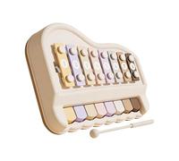 Juguete de xilófono de piano | Juego de teclado interactivo con 8 teclas de colores | Teclado de piano para viajes - para niños, niñas, familias, , vacaciones, escuelas, aulas, hogar,