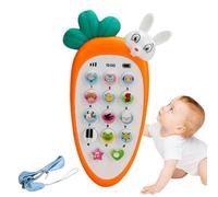 Juguete De Zanahoria Musical - Toy De Calma Para Niños Pequeños | Lindo Juguete De Teléfonos Celulares De Zanahorias Con Luz Respiratoria, Varios Sonidos Musicales: Juguetes Para Bebés, Regalos De Beb