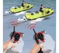 juguete del de Rc, de control remoto - Señal fuerte de 2,4 GHz Juguetes para lagos y piscinas,Divertido juguete para jugar en el agua, piscina, lago, río, impermeable para jugar en el agua par