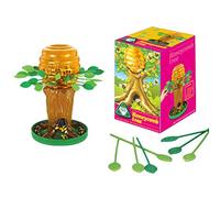 Juguete del Juego del árbol de la Abeja de la Miel, Juegos Interactivos Intelectuales de la Coordinación Mano-Ojo del Padre-niño para el Hogar (Rojo)