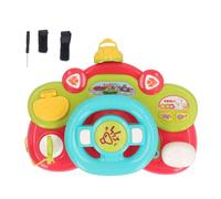 Juguete del Volante, Juguete Musical Educativo para Niños Pequeños, Forma Linda, Colores Brillantes, Material Seguro, Interacción entre e Hijos, Portátil, Uso en el Hogar Al (R)