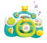 Juguete del volante - ruedas de conducción musical | Rueda de conducción de simulación para niños | Juguetes para niños con luz y sonido | Dibujas aprendiendo juguete educativo, fingir jugar ruedas de