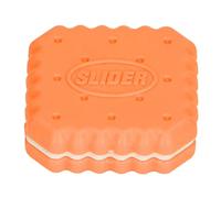 Juguete Deslizador de la Punta de los Dedos: Control Deslizante de Empuje magnético Tranquilo para Alivio y Enfoque del estrés, Forma portátil de Galletas para la ansiedad y la (Orange)