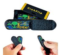 Juguete deslizante antiestrés para adultos - Mini patineta de diapasón con estuche de almacenamiento - Juguete portátil para aliviar el estrés de escritorio de oficina