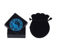 Juguete Deslizante de Empuje para TDAH, Juguete sensorial de Moneda háptica portátil para Oficina, Metal, Autismo, ansiedad, Alivio del estrés (Azul)