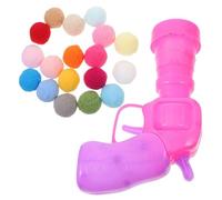 Juguete Disparador de Balones de Peluche para Gatos, Juego Color Aleatorio | Pp y Felpa, Bordes Redondeados, sin Marcas y Fácil de Llevar, Actividad Padre-hijo Color Aleatorio