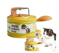 Juguete dispensador con aperitivos para gatos - Dispensador de comida ajustable a 3 niveles - Juguete interactivo con distribución de premios para gatos | Para cachorros de alimentación lenta Noia