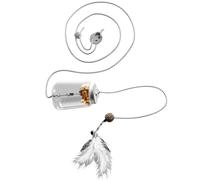 Juguete dispensador de golosinas para gatos, rotación de 360 grados, juguetes para gatos - Aburrimiento lento juegos de estimulación de aperitivos para gatitos interiores y exteriores, alimentación de