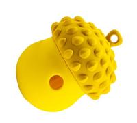 Juguete dispensador de golosinas para perros - Silicona Acorn Shape Pet Ball, Snack Dispensing Alimentador | Alimentos lentos Food Fuary Fun Training Play para cachorros y perros adultos Actividad