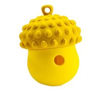 Juguete dispensador de juguetes para perros - Juguete de entrenamiento para masticar | Pequeña bola dispensador de perros con limpiador de dientes, alimentador interactivo de en forma de