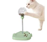 Juguete Dispensador de Premios para Gatos, Juguete Interactivo de Alimentación Lenta, Bola Dispensadora de Comida para Gatos con Vara de Juego, Para Estimulación, Juego, Caza Y Entretenimiento En