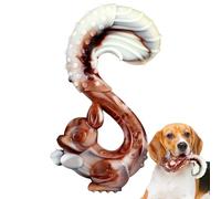 Juguete duro para perros, juguete indestructible para perros - Juguetes duros portátiles para perros Chewers, teaser de alto rendimiento, herramientas interactivas para masticar mascotas,