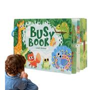 Juguete Educativo De Actividades Para Niños,Juego Educativo Sin Piezas Cortantes - Juguete Interactivo Sensorial Ocupado | para Niños Preescolares Educación Temprana Cuna Sala De Estar Dormitorio Viaj