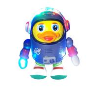 Juguete educativo de danza musical, juguete robot de baile, actividad de aprendizaje de pato espacial con luces para, juego interactivo para niños y niñas, cumpleaños preescolar, fiesta scol