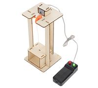 Juguete Educativo De Elevator DIY, Modelo De Elevador De Ingeniería para NiñOs, Kit De Manualidades CientíFicas, Elevator De Juguete 3D para Desarrollo De Habilidades (Sin Batería)
