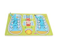 Juguete Educativo de Madera para Aprender a Atar Zapatos para Bebés, Ayuda a Dominar Habilidades para la Vida, para Niños, Materiales Saludables (#2)