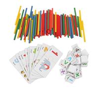 Juguete Educativo de Madera para Emparejar Números Matemáticos para Niños, Aprender a Sumar y Restar, Adecuado para Edades de 3 Años en Adelante (Emparejamiento de números)