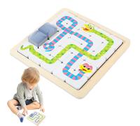 Juguete Educativo de Puzzle de Tablero - Actividad de Aprendizaje Portátil | Set de Juego de Mesa para Desafiar la Mente - para Hogar Aula Fiestas Preescolar y Guardería Infantil