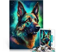 Juguete Educativo Intelectual descompresor Fábula del Perro Pastor alemán Rompecabezas de 1000 Piezas para Adolescentes 26x38cm Mejorar la Memoria para Mayores de 14 años