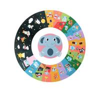 Juguete Educativo para Aprender El : Divertido Rompecabezas de Animales de Dibujos Animados para Niñas, Regalo para Reconocer El Y Establ