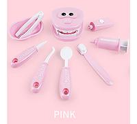 Juguete Educativo Role Pretend Toy Model Kids Check For Doctors Teeth Play Play 9Pcs/Set Education (One Size)