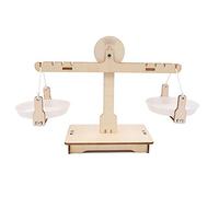 Juguete educativo temprano de equilibrio para estudiantes ciencia y matemáticas báscula palanca madera DIY