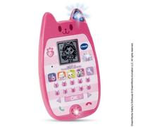 Juguete educativo VTech Gabby's Dollhouse Smartphone Rosa con juegos y luces LED