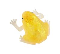 Juguete elástico de rana, juego de inquietos con purpurina, juguete antiestrés de 3.15 x 2.76 x 2.76 pulgadas con levantamiento lento, juguetes sensoriales de goma suave, juguetes de escritorio con di