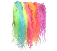 Juguete elástico para inquietos, espaguetis sensoriales coloridos, juguete elástico, 6 piezas que brillan en la oscuridad, fideos inquietos, juguetes para aliviar el estrés, regalos de fiesta, educa